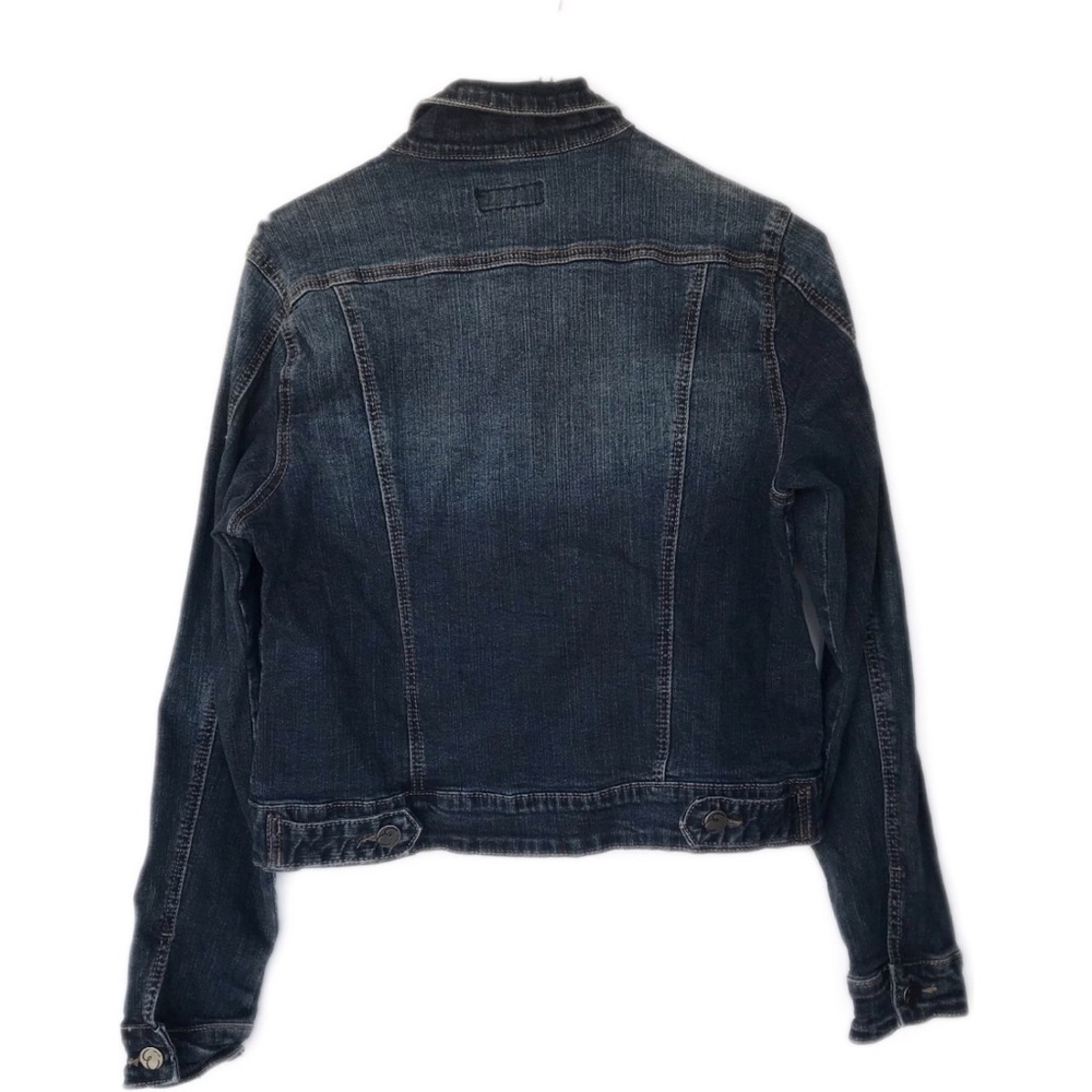 Earl Jean factory distressed denim jacket - Picture 2 of 6